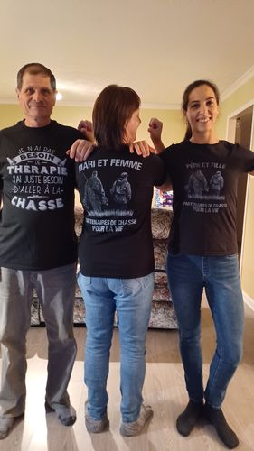 Customer photo review of Mari Et Femme Partenaires De Chasse Coton Ouaté