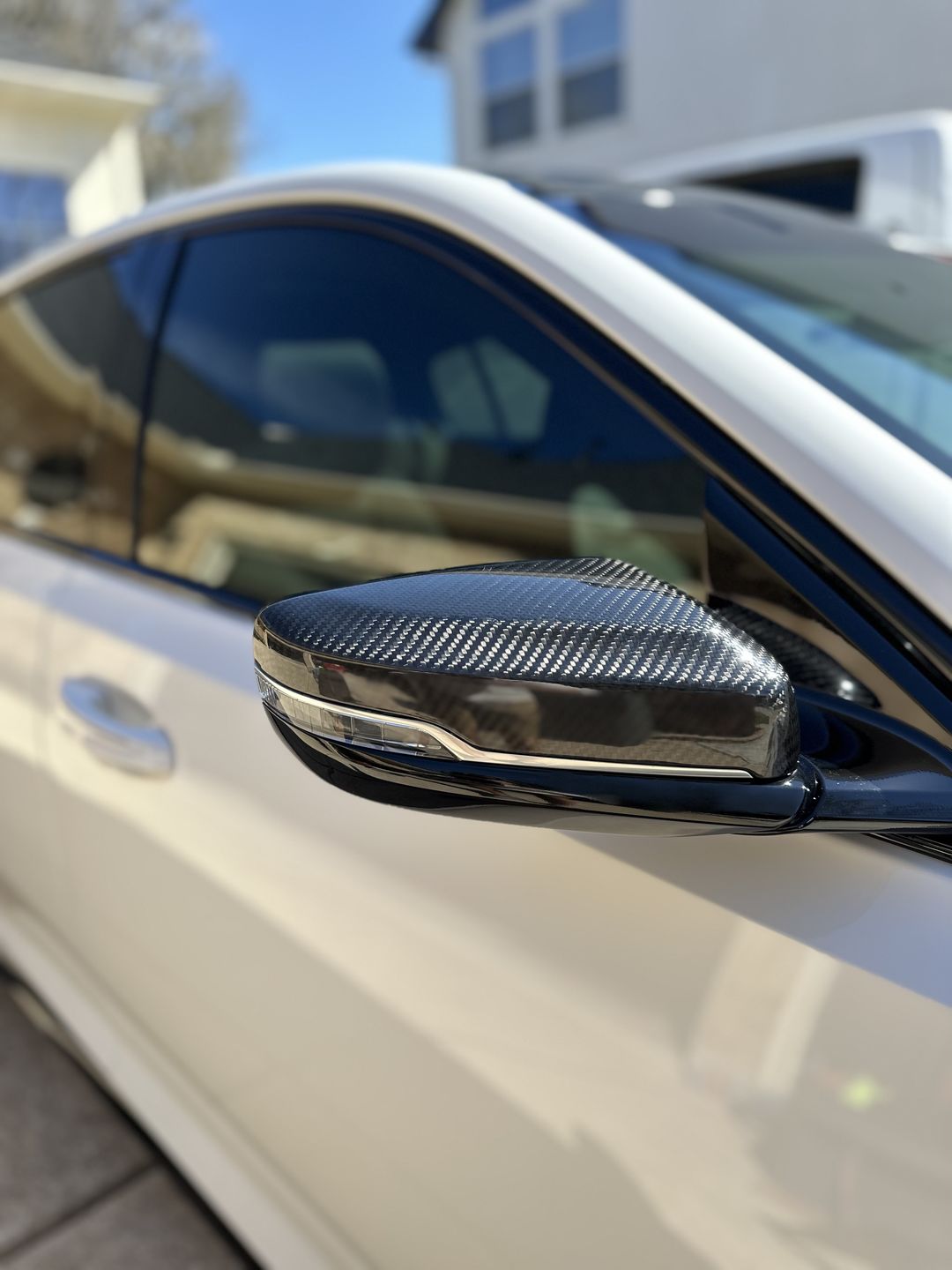 Customer photo review of 2020-Up Cadillac CT5 CT5-V Carbon Fiber Mirror Covers
