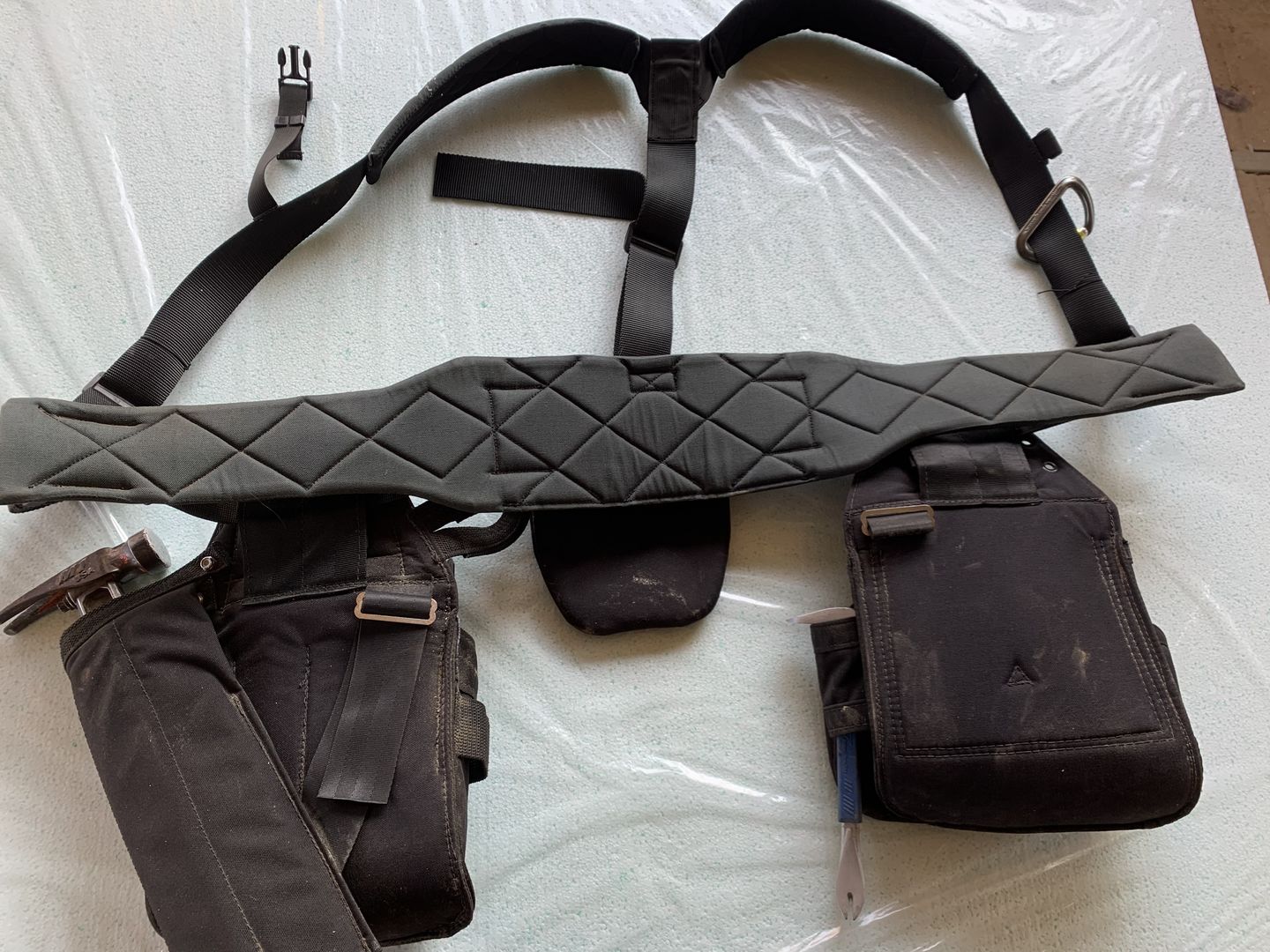 Customer photo review of Badger Toolbelts | Belt Gunmetal Grey