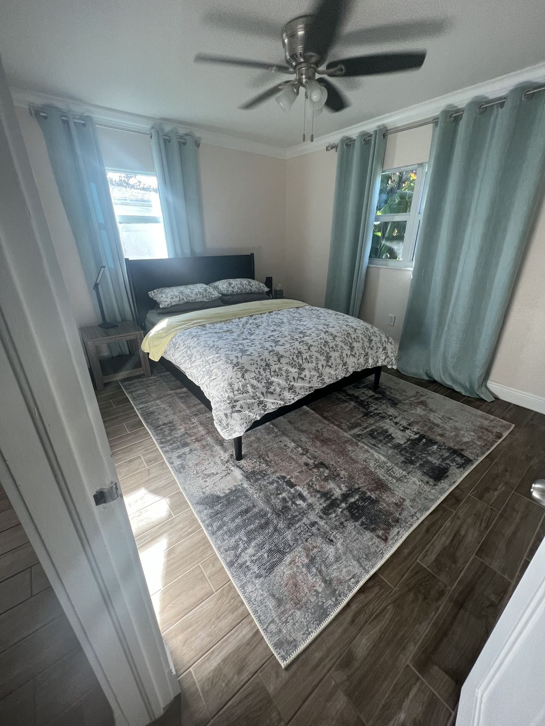 Customer photo review of Abstract Twilight Ash Rug