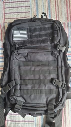 Customer photo review of Sac à dos militaire 45L