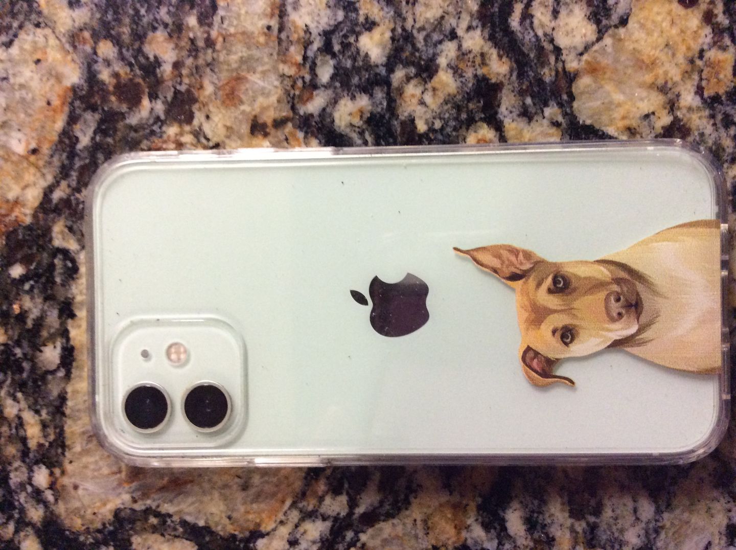 Customer photo review of Custom Pet Portrait Phone Cases