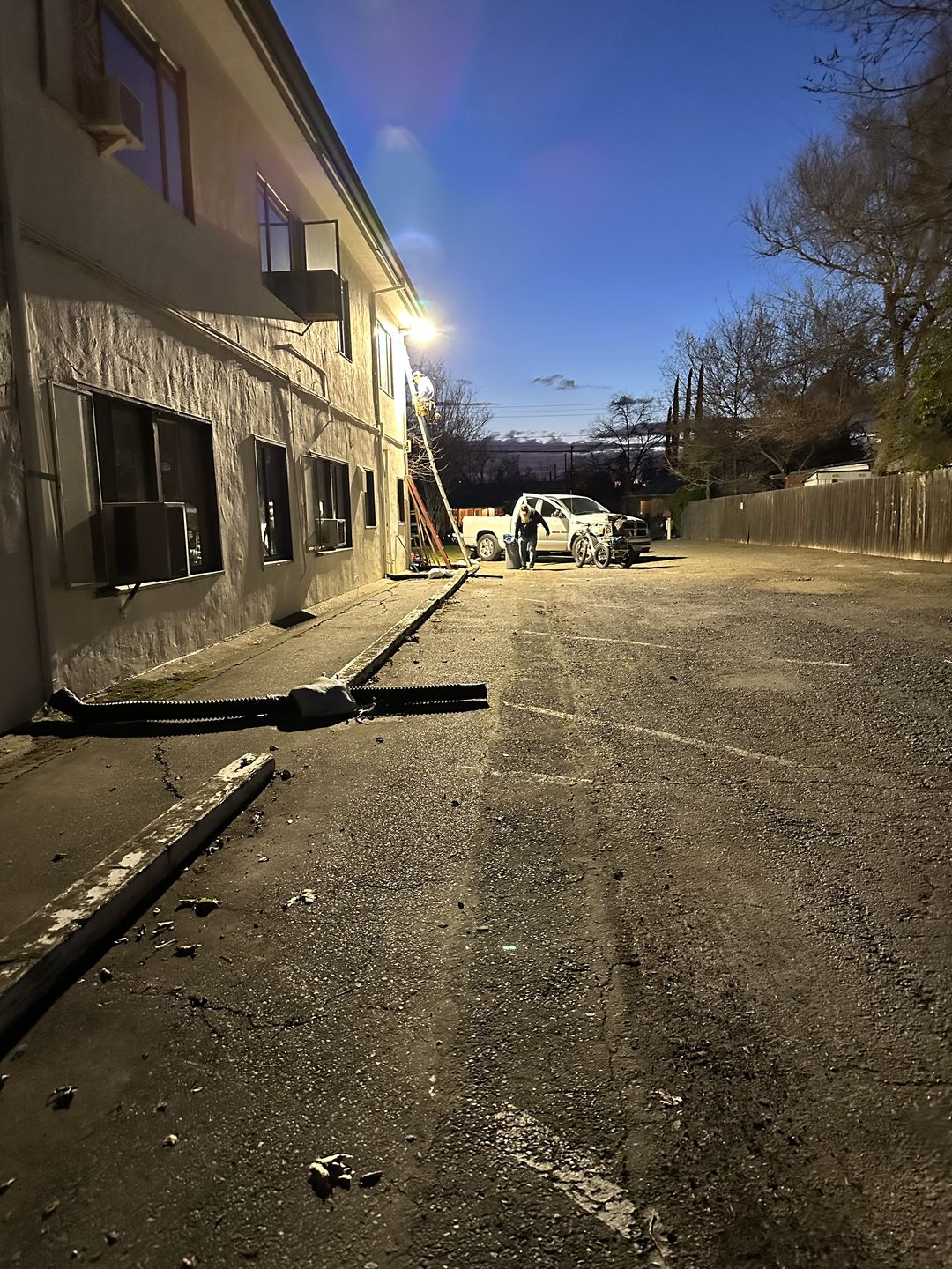 Customer photo review of LED Parking Lot Lights with Photocell, 300W, 4000K, 42000LM, Universal Mount, Bronze, AC120-277V, IP65 Waterproof, Outdoor Commercial Area Street Lighting