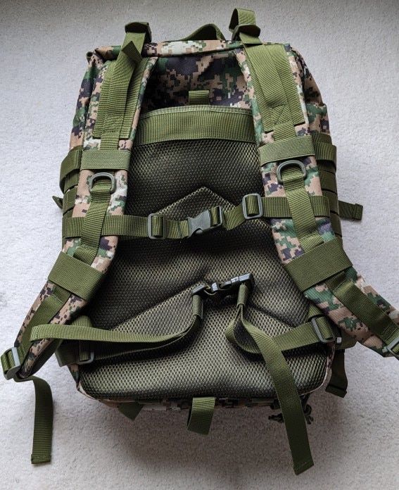 Customer photo review of Sac à dos militaire 50L
