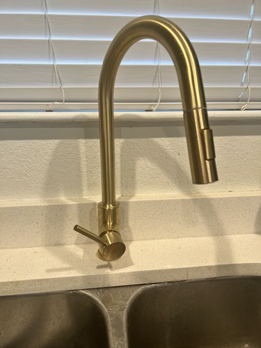 Customer photo review of Imperium Touch Control Dual Function Pull Out Spout Kitchen Faucet