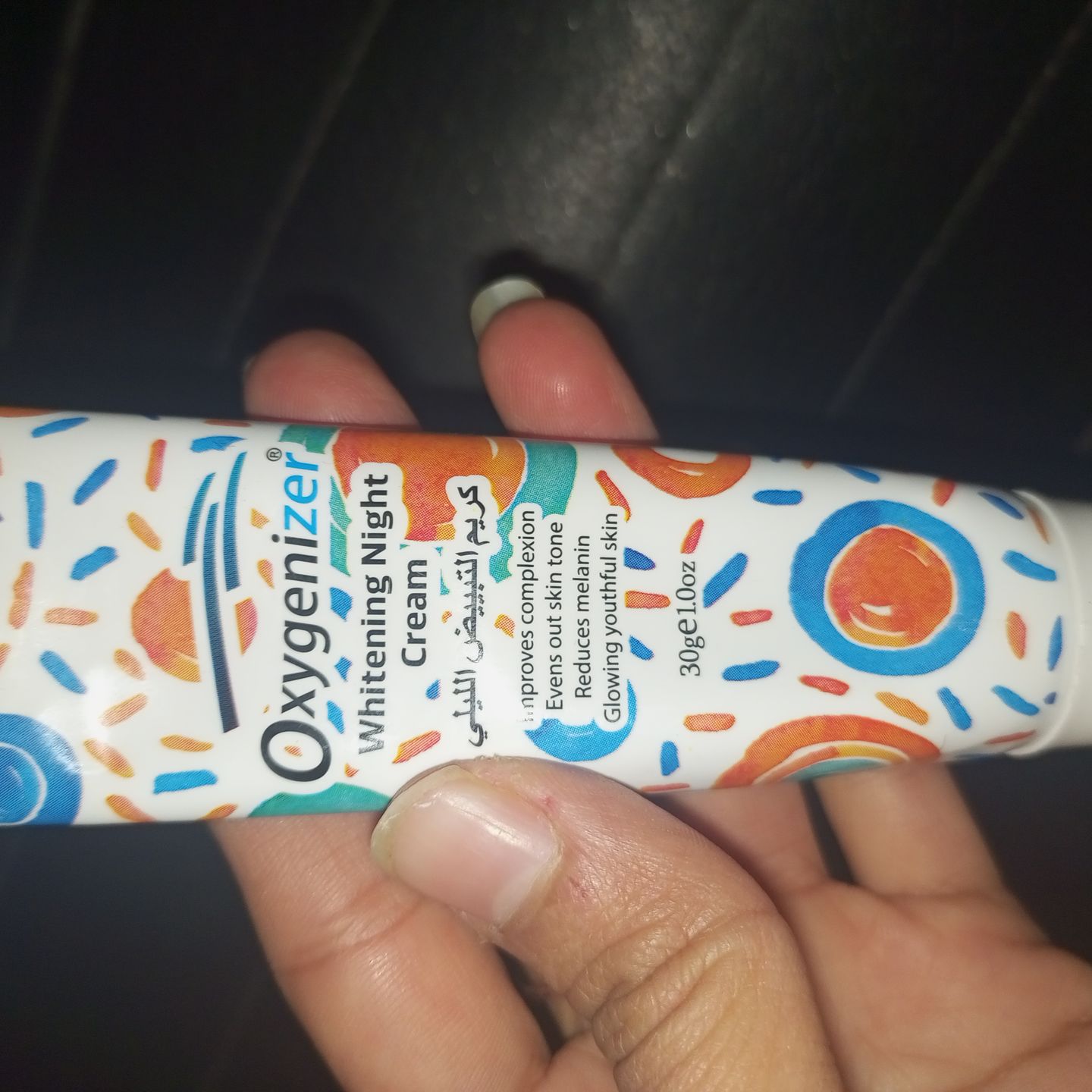 Customer photo review of Cream For Skin Whitening – Oxygenizer