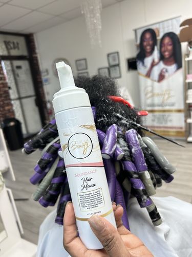 Customer photo review of Abundance Hair Mousse