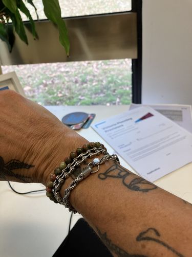 Customer photo review of Rope Bracelet (Silver) 5mm