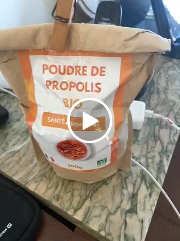 Customer video review of PROPOLIS BIO (EN POUDRE)