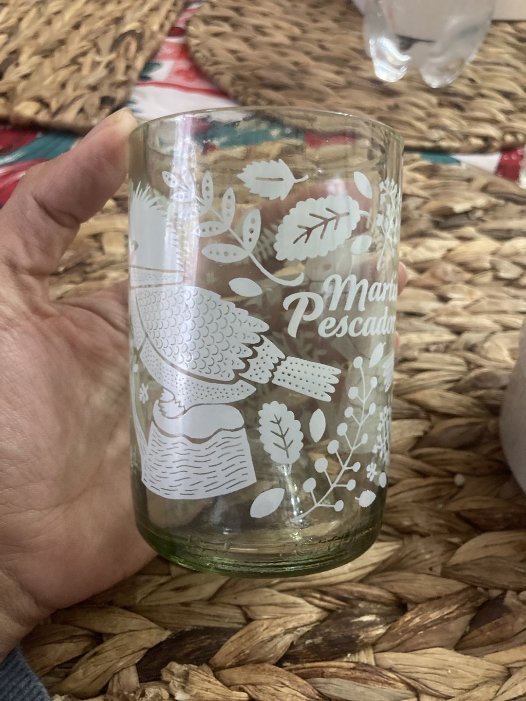 Customer photo review of Aves de Chile Juego de 4 Vasos