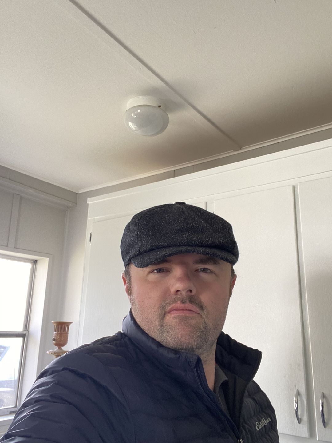 Customer photo review of Peaky Blinders Irish Tweed Newsboy Cap