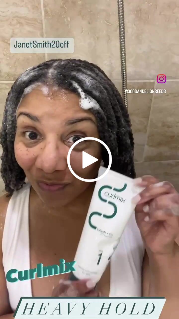 Customer video review of Wash and Go System with Heavy Hold for Curly Hair
