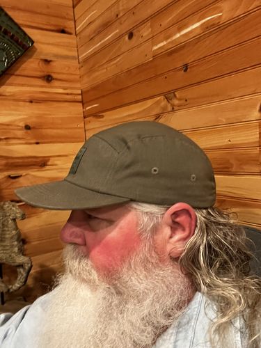Customer photo review of Big Army Green Camp Hat