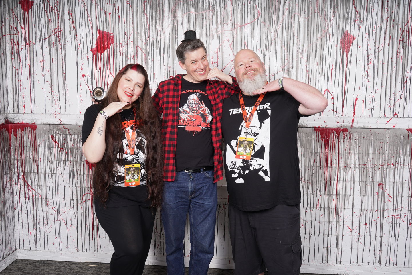 Customer photo review of Terrifier Hush Little Baby T-Shirt