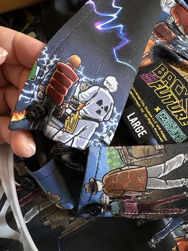 Customer photo review of Back to the Future "Flashes In Time" – KUNUFLEX Short Sleeve Shirt