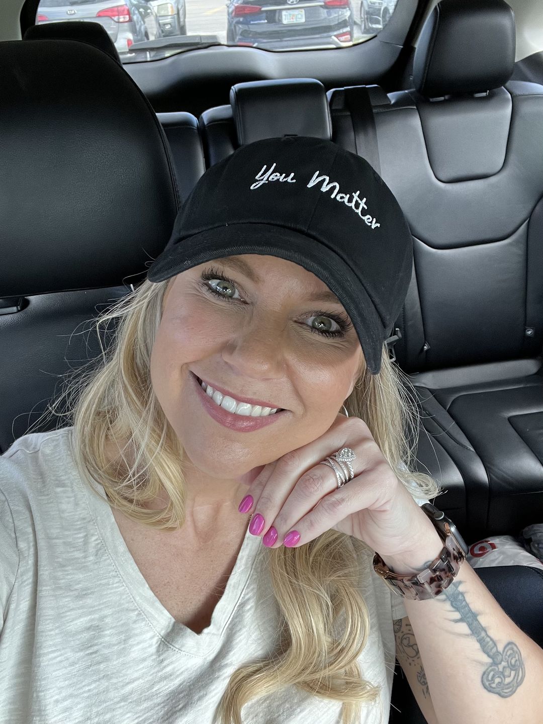 Customer photo review of You Matter Hat