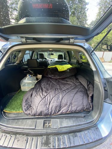 Customer photo review of deepsleep Solo Mat for Subaru Outback