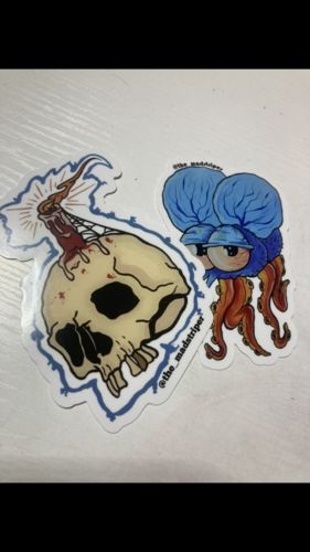 Customer photo review of 200 Custom 4" Laminated Vinyl Stickers