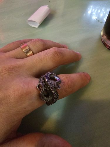 Customer photo review of Octopus Ring