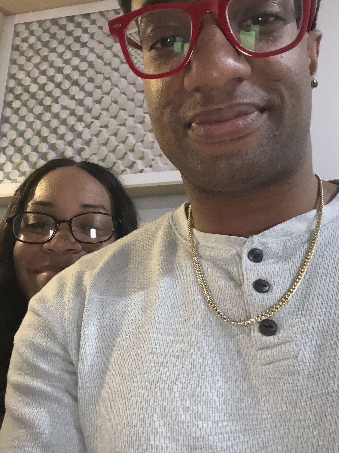 Customer photo review of To My Man - Straighten Your Crown - Cuban Link Chain Necklace
