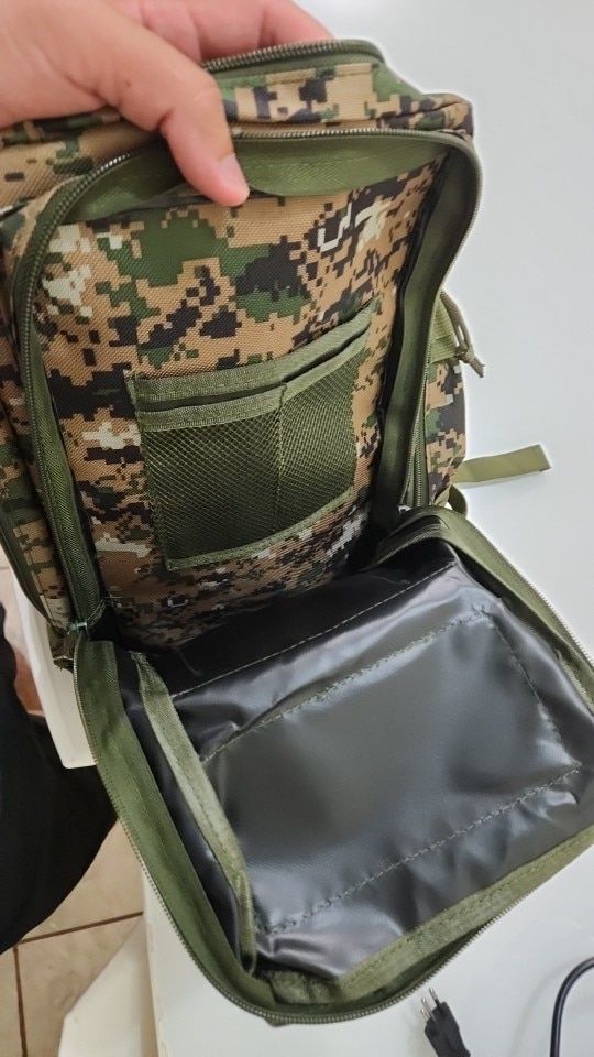 Customer photo review of Sac à dos militaire 50L