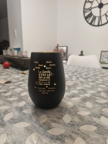 Customer photo review of Où l'amour ne finit jamais - Famille-Photophore