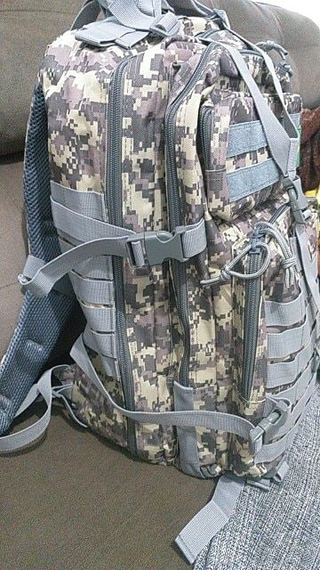 Customer photo review of Sac à dos militaire 50L