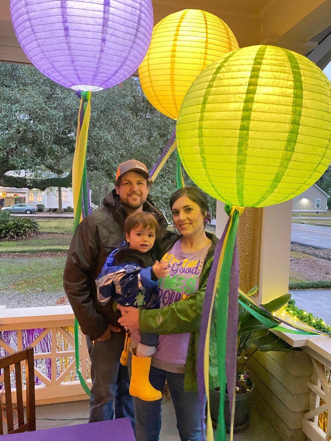 Customer photo review of 3-Pack Kit w/ Remote Control Cool White 12-LED Omni360 Omni-Directional Lantern Light, Hanging / Table Top (Battery Powered)