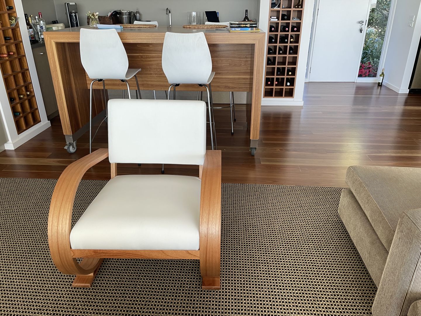 Customer photo review of French Modernist Armchair | Soft White