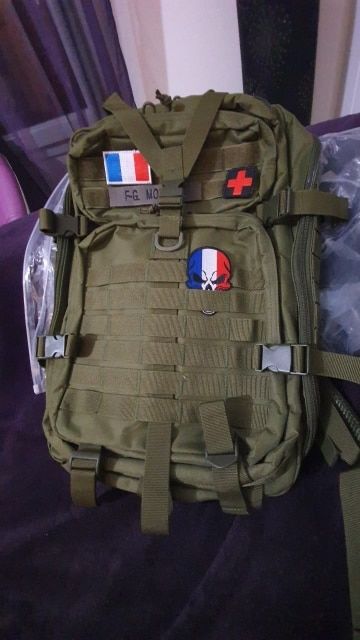 Customer photo review of Sac à dos militaire 50L