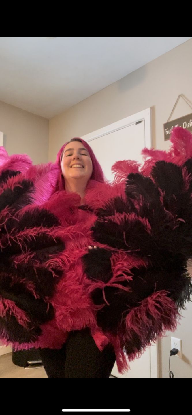 Customer photo review of Romance Burlesque Fan - Double Layer