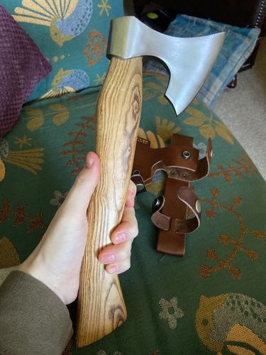 Customer photo review of Mystery Hatchet!