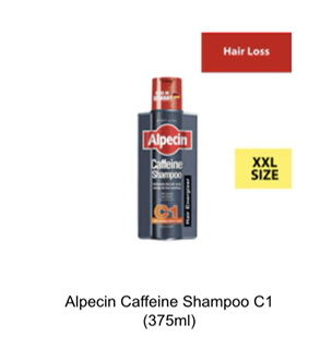Customer photo review of Alpecin Caffeine Shampoo C1 (375ml)