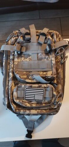 Customer photo review of Sac à dos militaire 50L