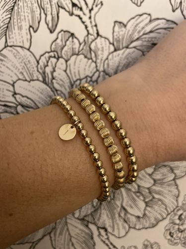 Customer photo review of fancy juno bracelet (5mm)