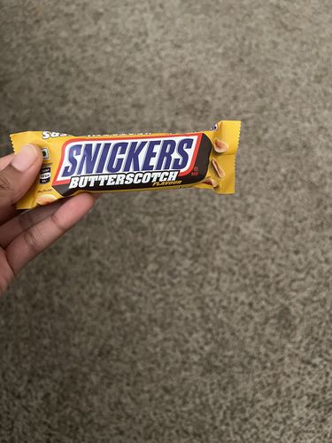 Customer photo review of Snickers Butterscotch