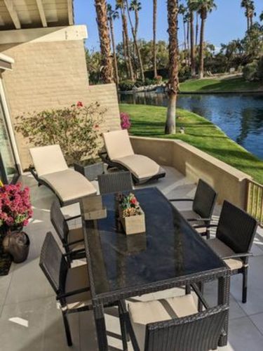 Customer photo review of Bari 3 Piece Outdoor Chaise Lounge Set in Espresso Brown