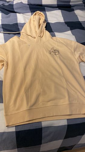 Customer photo review of Personalized Photo Line Drawing Embroidered Hoodie