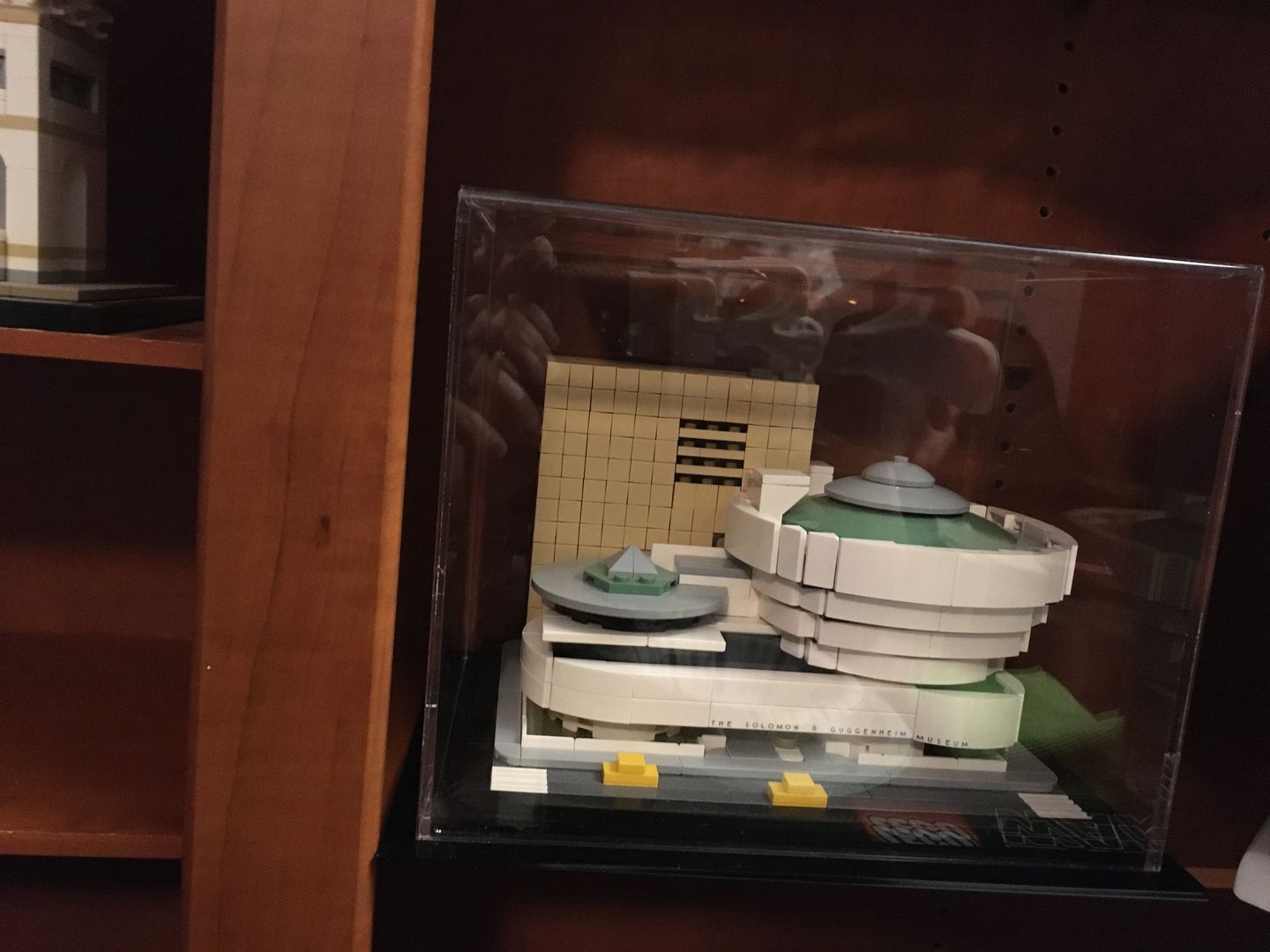 Customer photo review of Versatile Acrylic Display Cases with Double Sheet Base with Clear Case