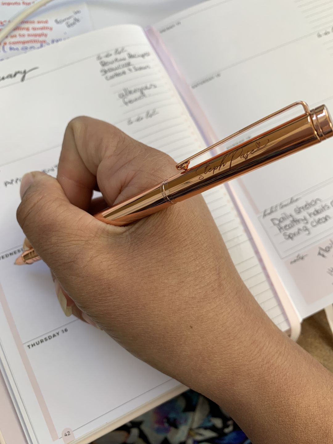 Customer photo review of The Essential Pen Pack ROSE GOLD