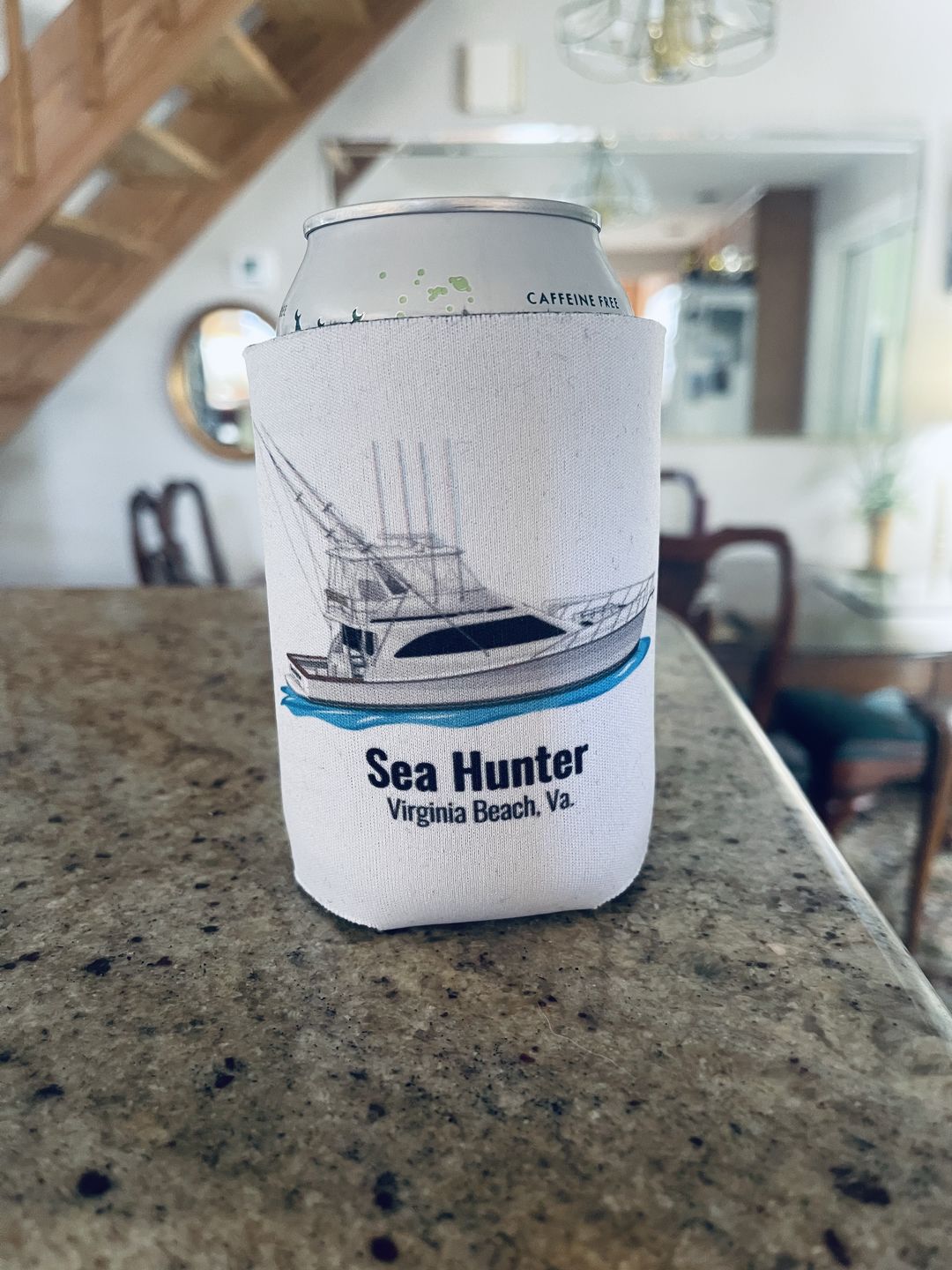 Customer photo review of Custom Boat Koozie