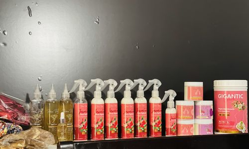 Customer photo review of NEW! Hair Transformation Bundle- Moisturizes, Detangles, Drastically softens and Grows!