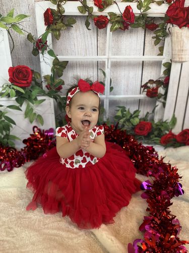 Customer photo review of Kate Valentine's Day Roses Backdrop Designed by Emetselch
