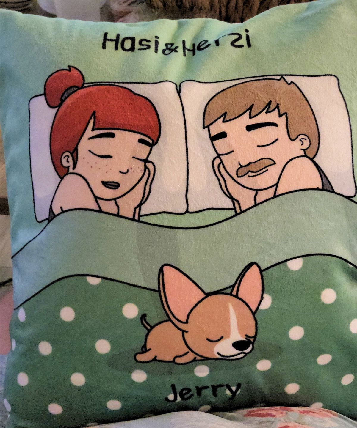 Customer photo review of Kuschelzeit mit Fellnasen - Individuelles Kissen