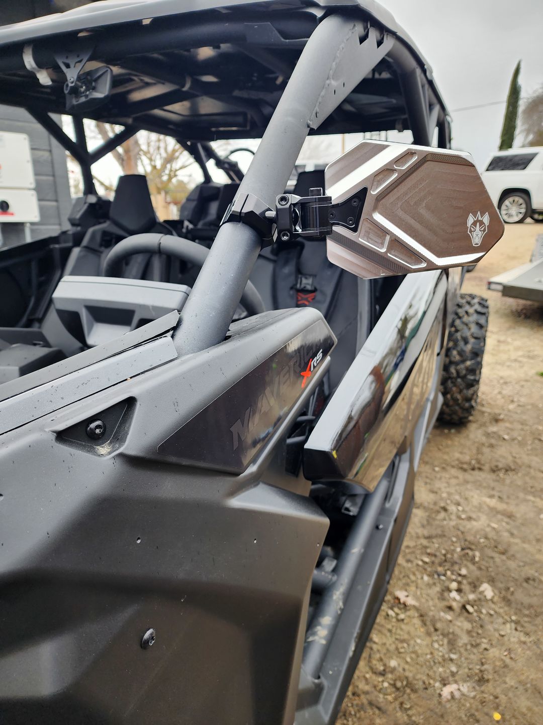 Customer photo review of Cuero Pro UTV Side Mirror (Set of Two)