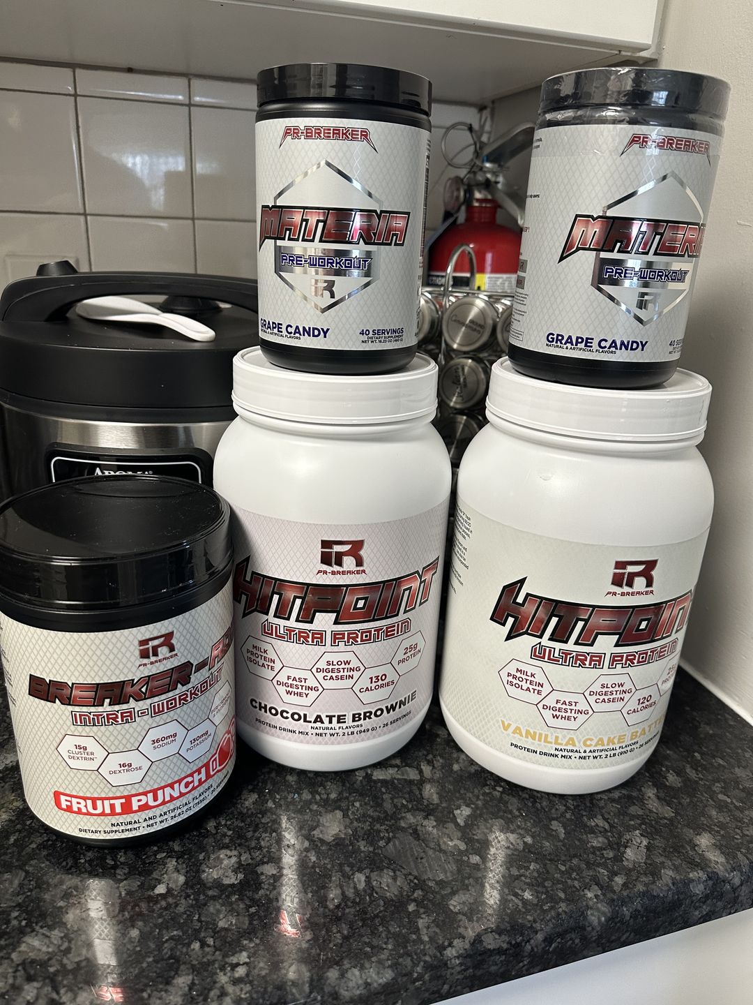 Customer photo review of MATERIA Pre-Workout V2.0