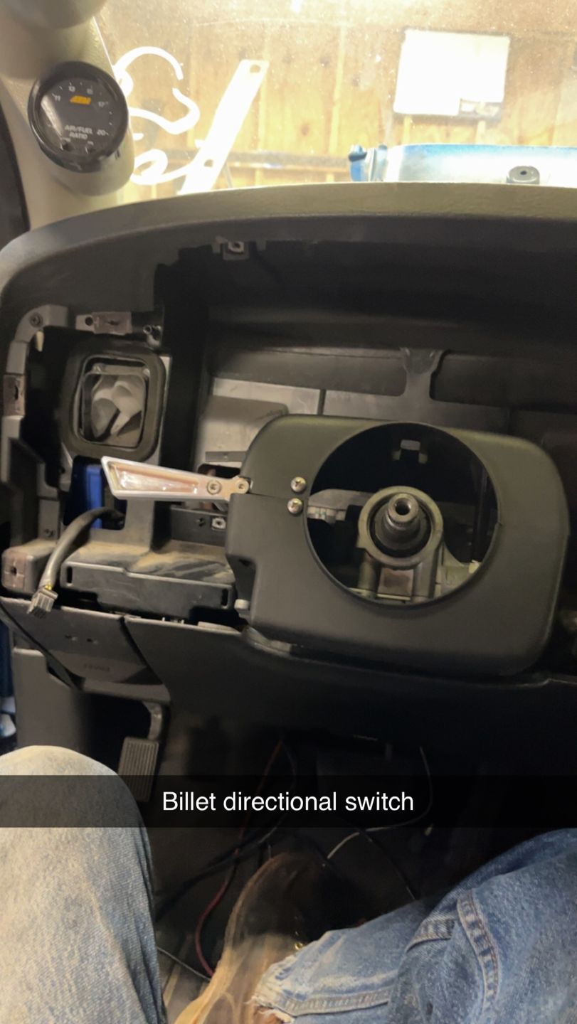 Customer photo review of Motion Raceworks Billet Aftermarket Turn Signal Switch 15-140