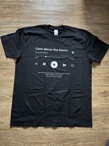 Customer photo review of Your Favorite Song T-Shirt Music Player