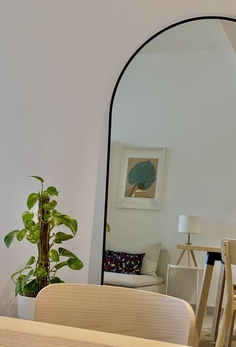 Customer photo review of Black Arch Full Length Mirror (7 Sizes Available)