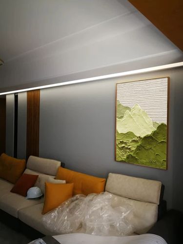 Customer review photo for Plaster Art Texture Painting #SG026
